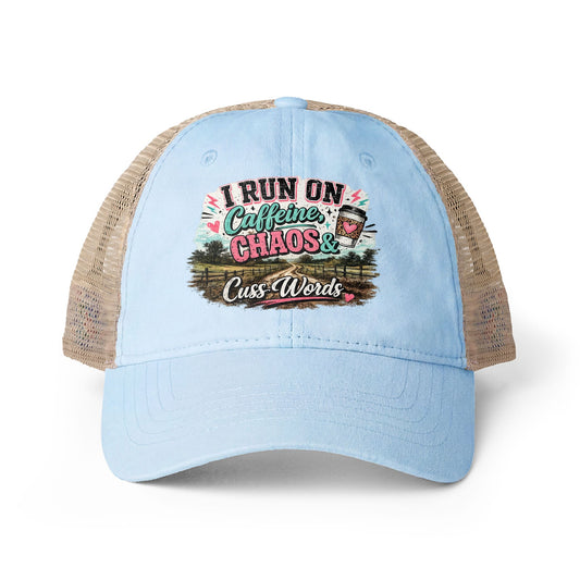 Women's Washed Mesh-Back Cap
