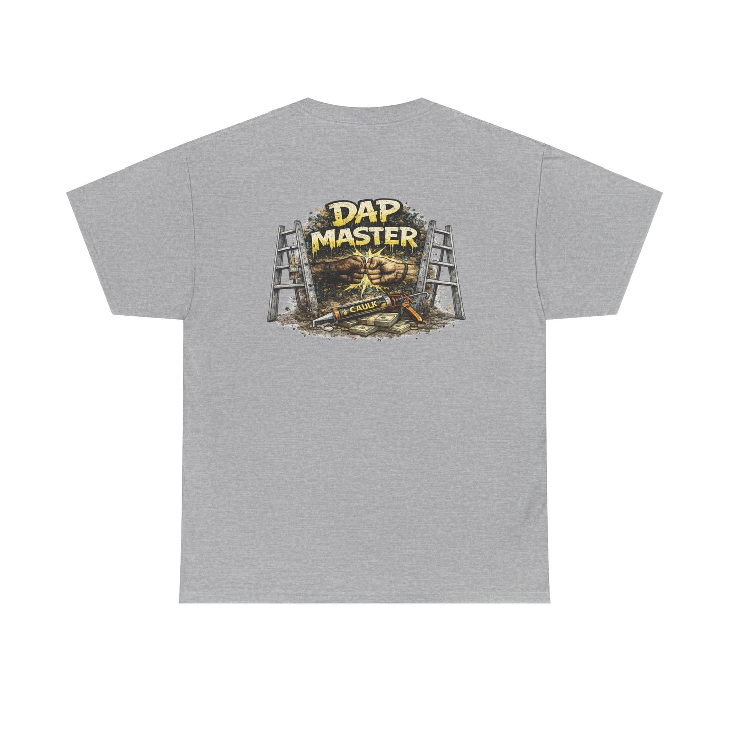 DAP Master Construction Worker Graphic T-Shirt | Caulking Contractor Tee