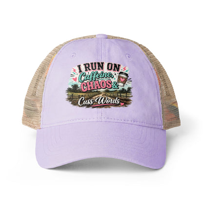 Women's Washed Mesh-Back Cap