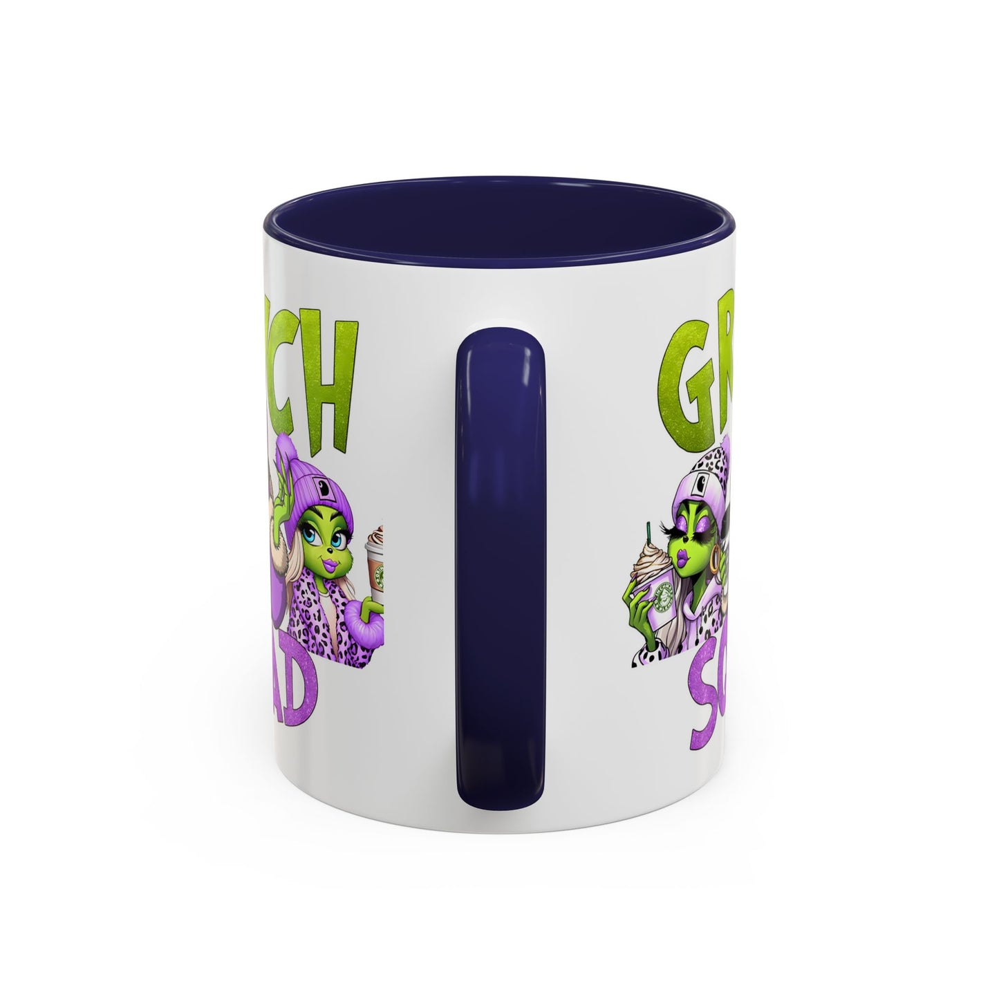 Grinch Squad Coffee Mug — Funny Holiday Green Girl 11/15oz Accent Mug