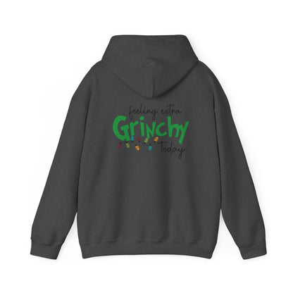 Feeling Extra Grinchy Hoodie — Funny Christmas Holiday Sweatshirt