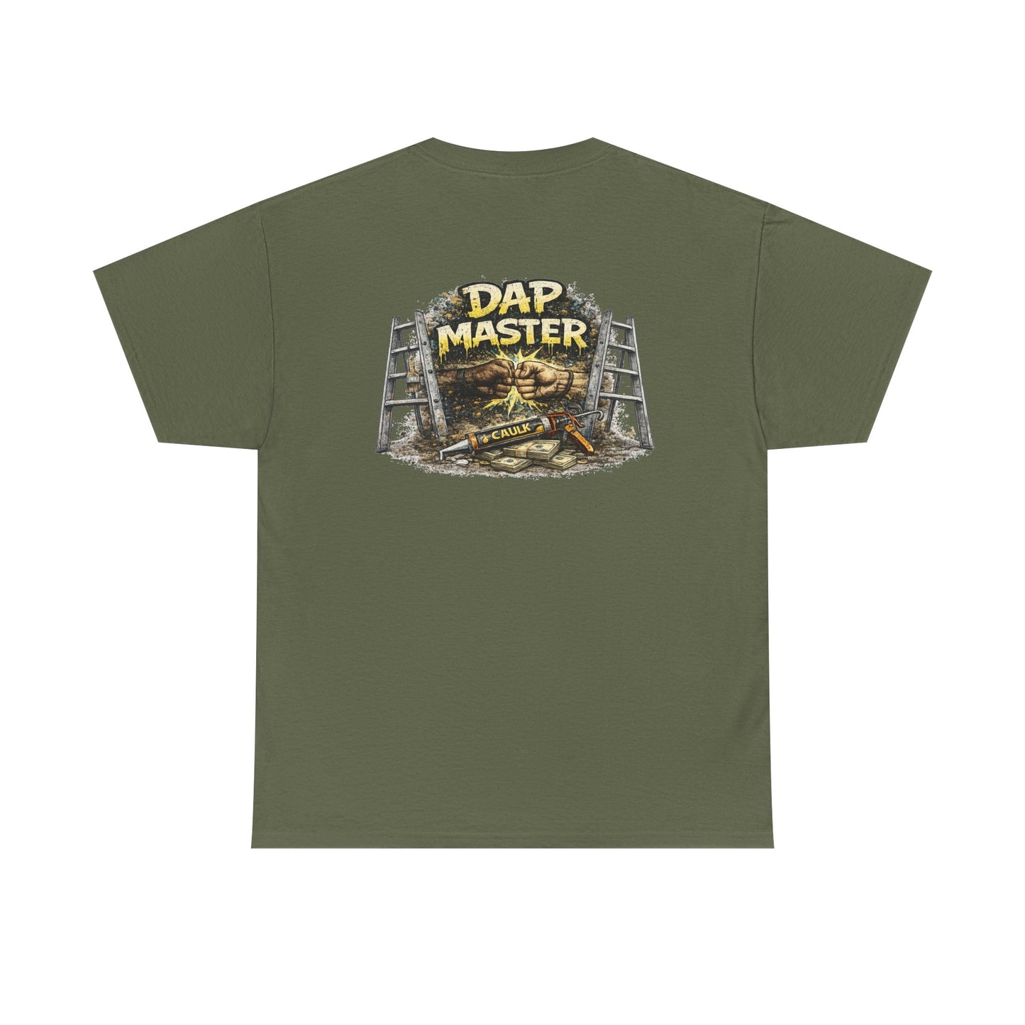DAP Master Construction Worker Graphic T-Shirt | Caulking Contractor Tee