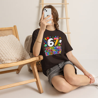 Teacher – "Literally the School Year 2026–2027" Colorful Back-to-School Tee