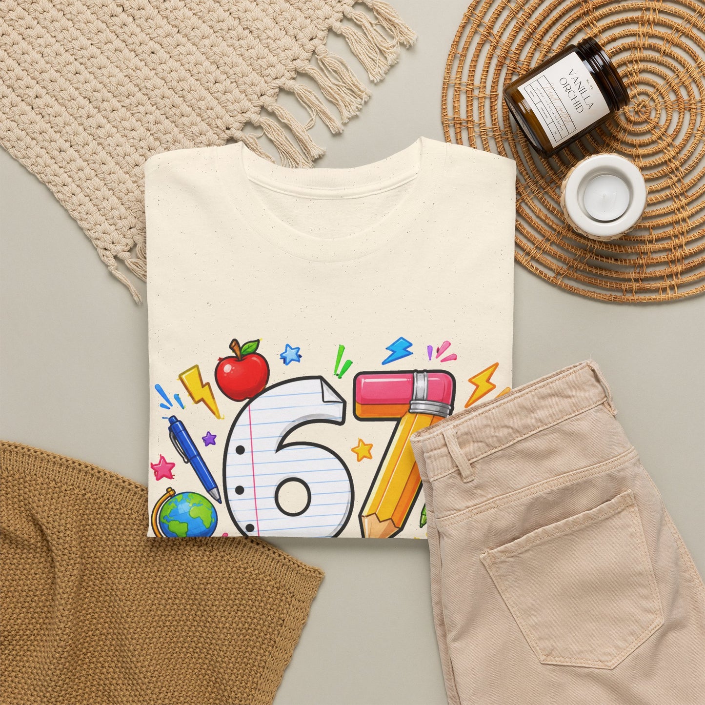 Teacher – "Literally the School Year 2026–2027" Colorful Back-to-School Tee