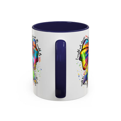 Autism Awareness Puzzle Ribbon Coffee Mug (11/15oz)