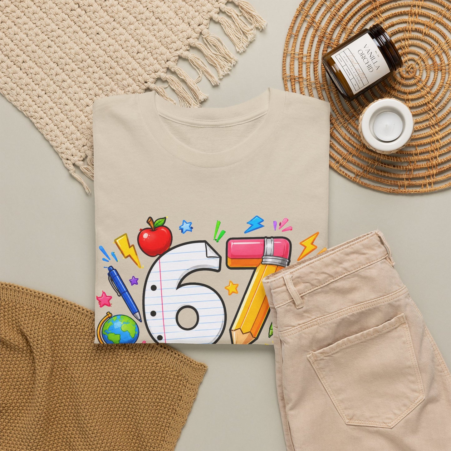 Teacher – "Literally the School Year 2026–2027" Colorful Back-to-School Tee