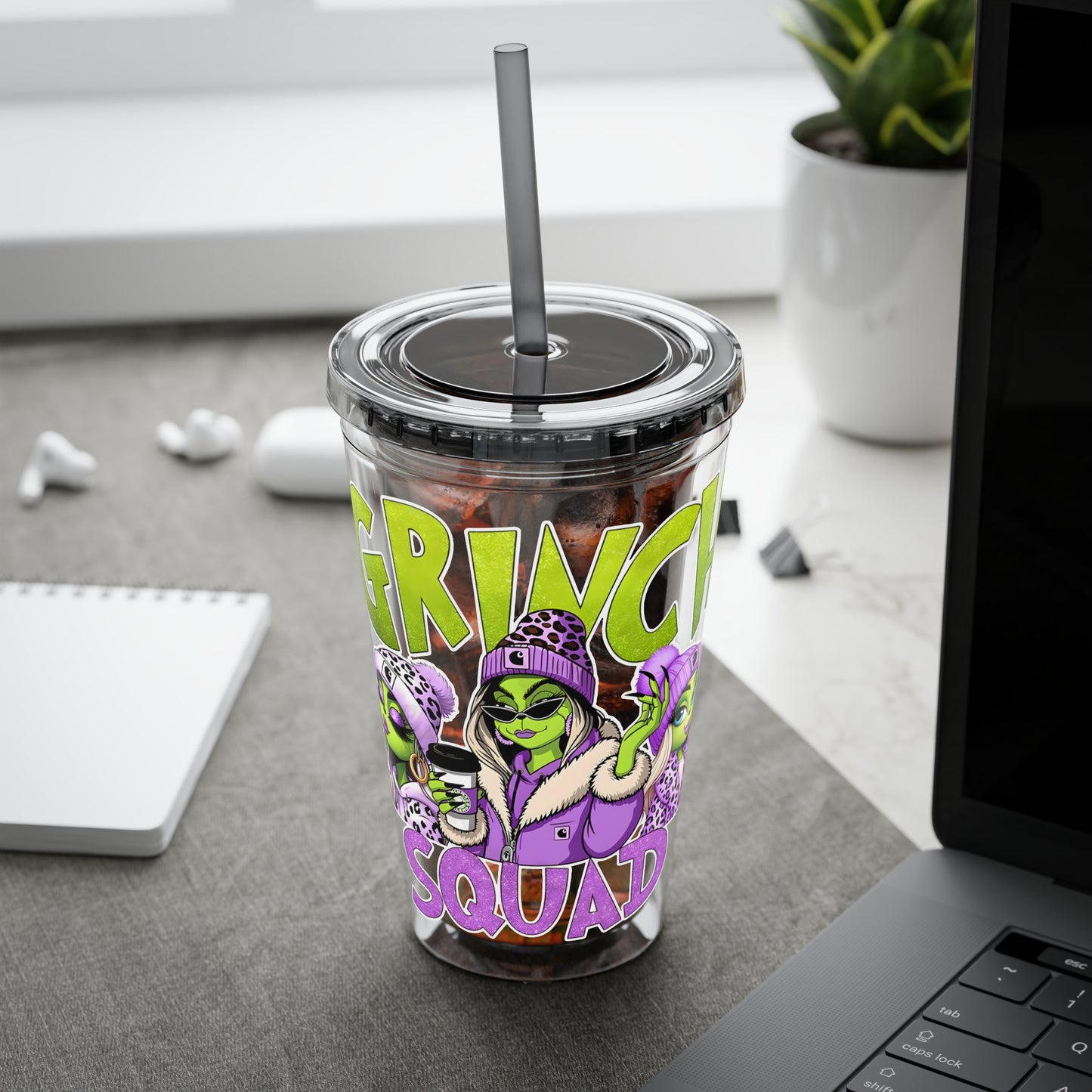 Sunsplash Tumbler with Straw, 16oz