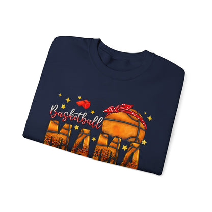 Basketball Mama Sweatshirt — Women's Basketball Mom Crewneck