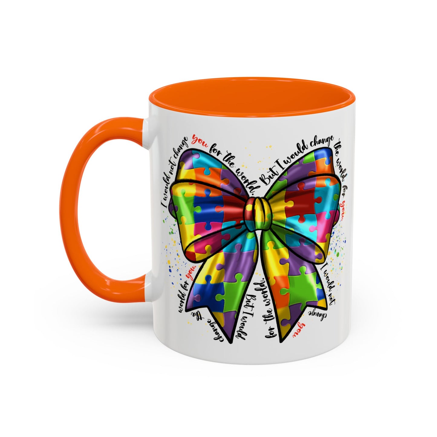 Autism Awareness Puzzle Ribbon Coffee Mug (11/15oz)