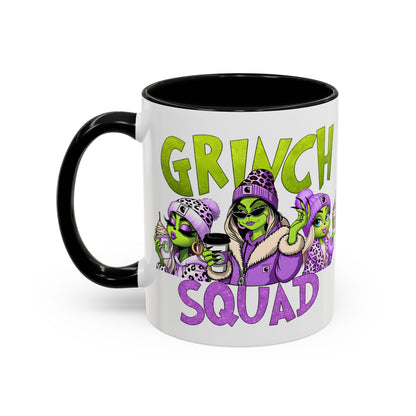Grinch Squad Coffee Mug — Funny Holiday Green Girl 11/15oz Accent Mug