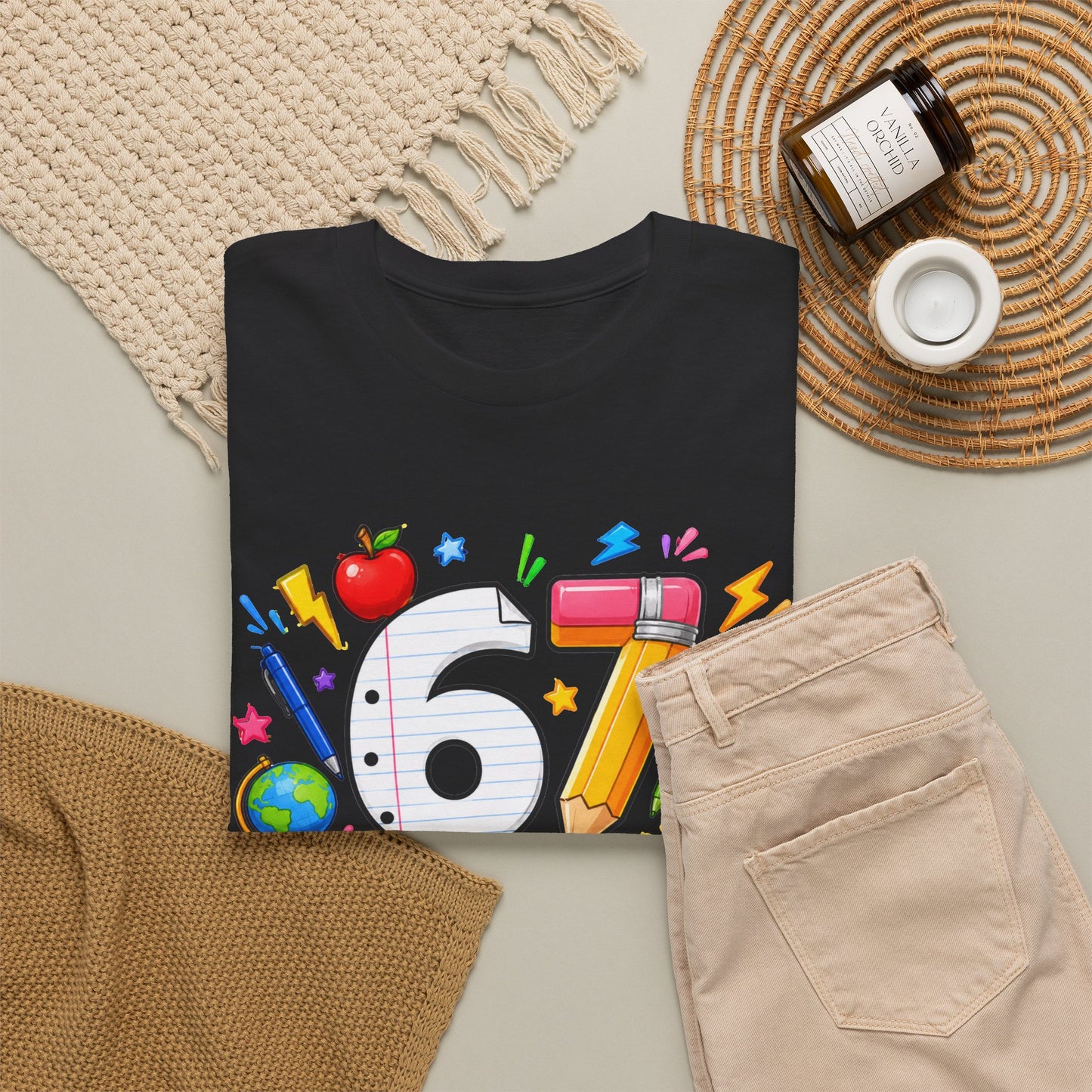 Teacher – "Literally the School Year 2026–2027" Colorful Back-to-School Tee
