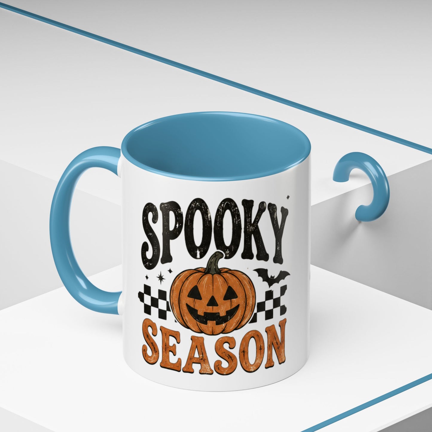 Spooky Season Coffee Mug — Halloween Pumpkin Accent Mug (11/15oz)