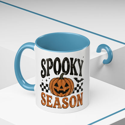 Spooky Season Coffee Mug — Halloween Pumpkin Accent Mug (11/15oz)