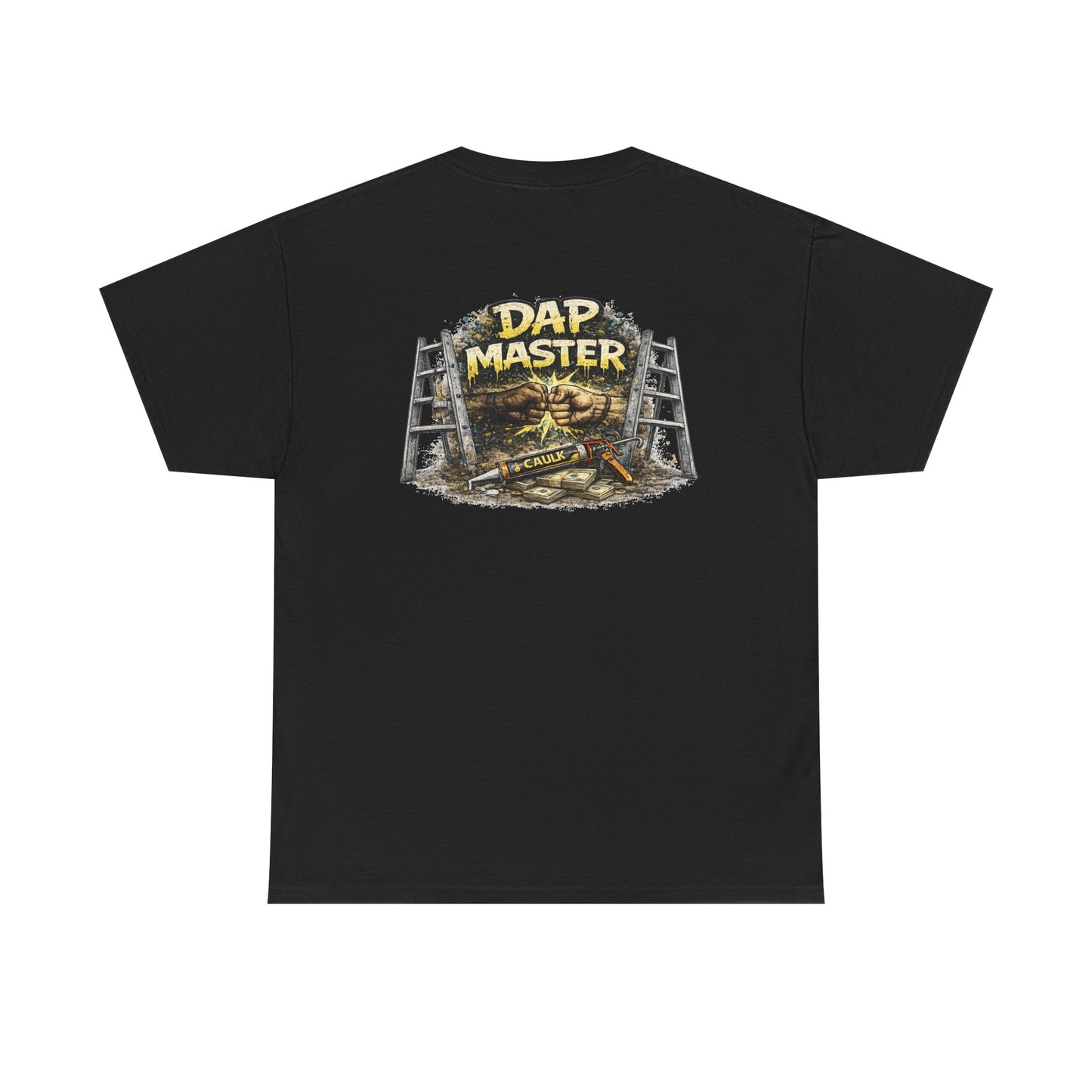 DAP Master Construction Worker Graphic T-Shirt | Caulking Contractor Tee