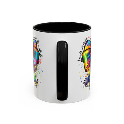Autism Awareness Puzzle Ribbon Coffee Mug (11/15oz)