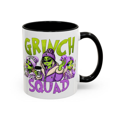 Grinch Squad Coffee Mug — Funny Holiday Green Girl 11/15oz Accent Mug