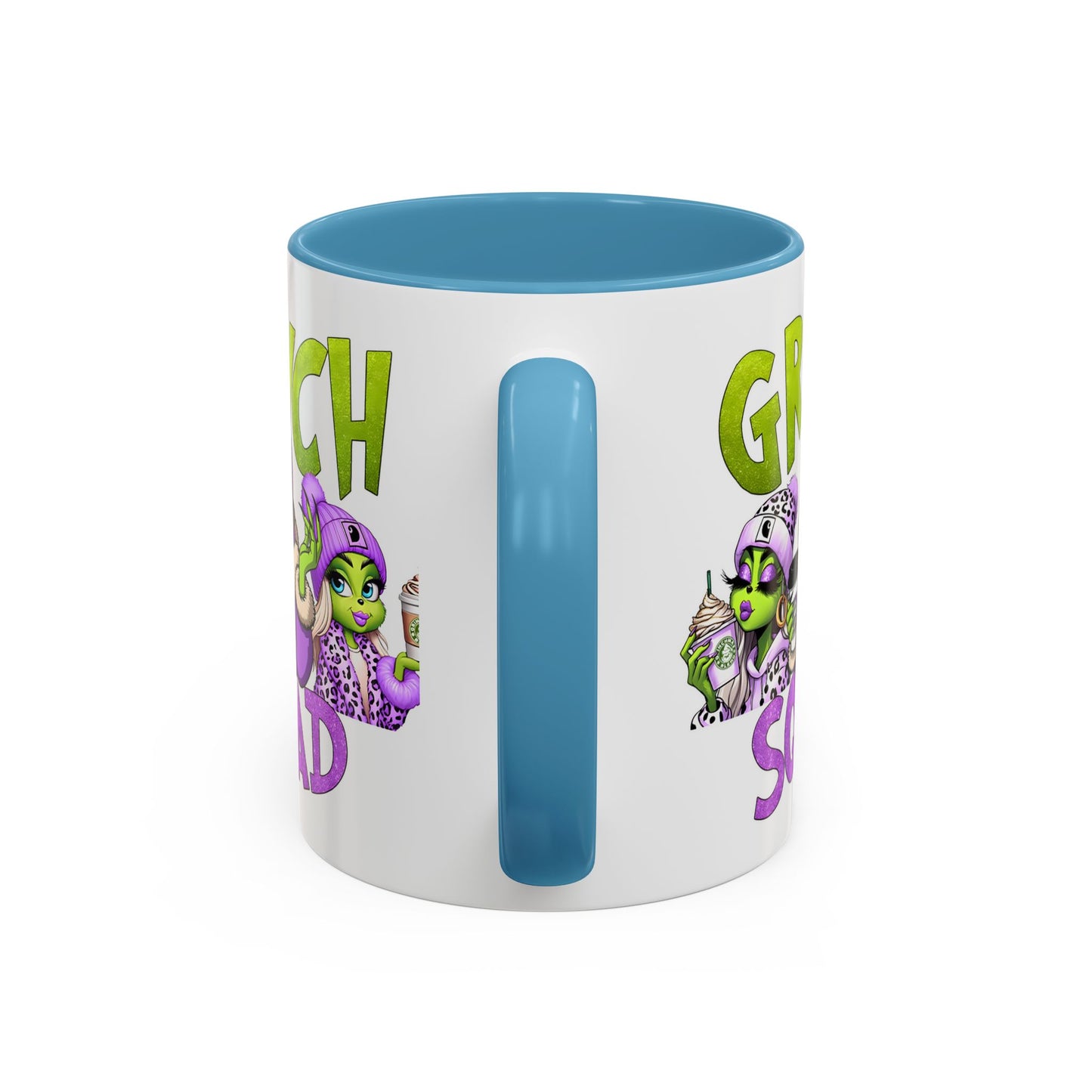 Grinch Squad Coffee Mug — Funny Holiday Green Girl 11/15oz Accent Mug