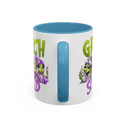 Grinch Squad Coffee Mug — Funny Holiday Green Girl 11/15oz Accent Mug