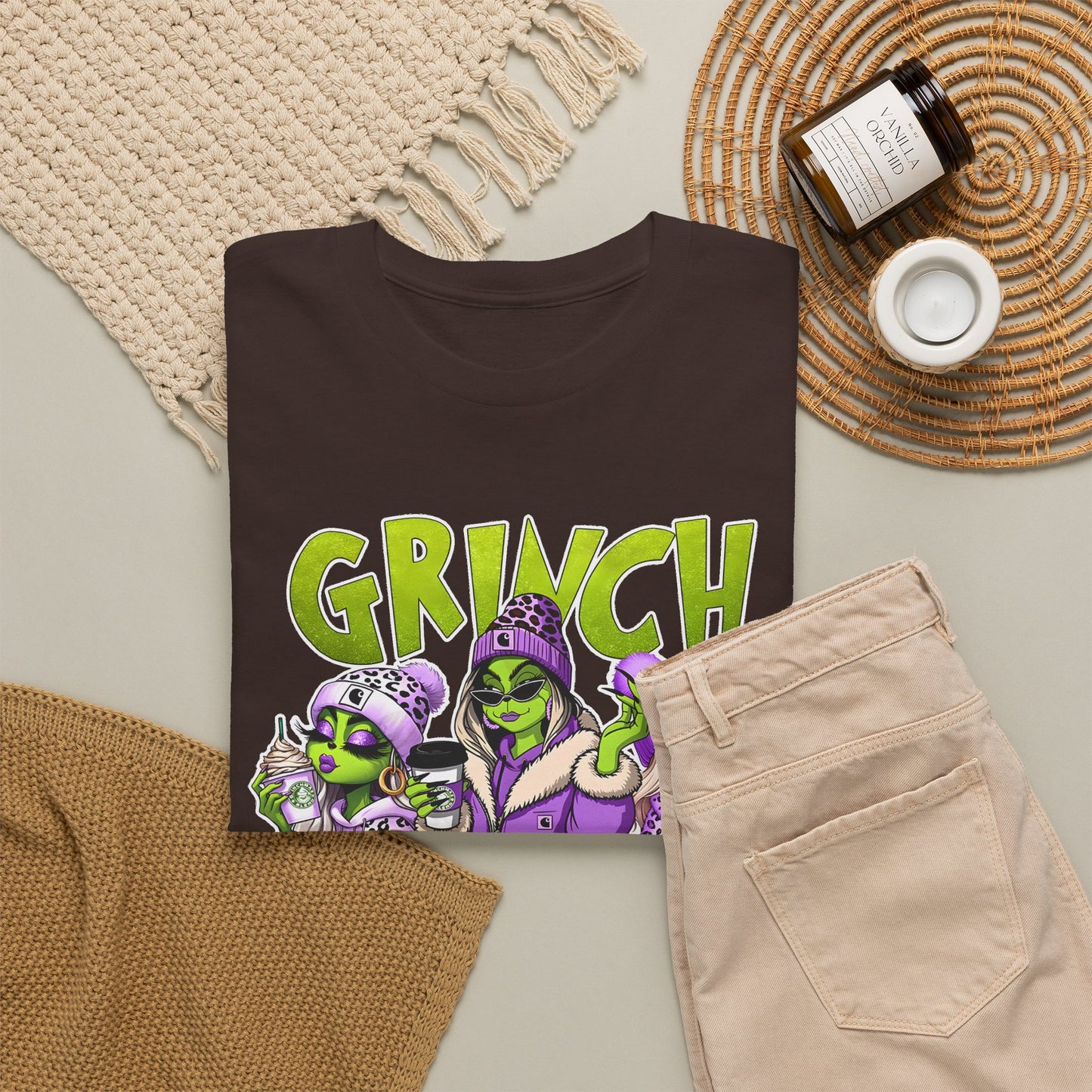 Grinch Squad Tee — Funny Christmas Crew Holiday T-Shirt