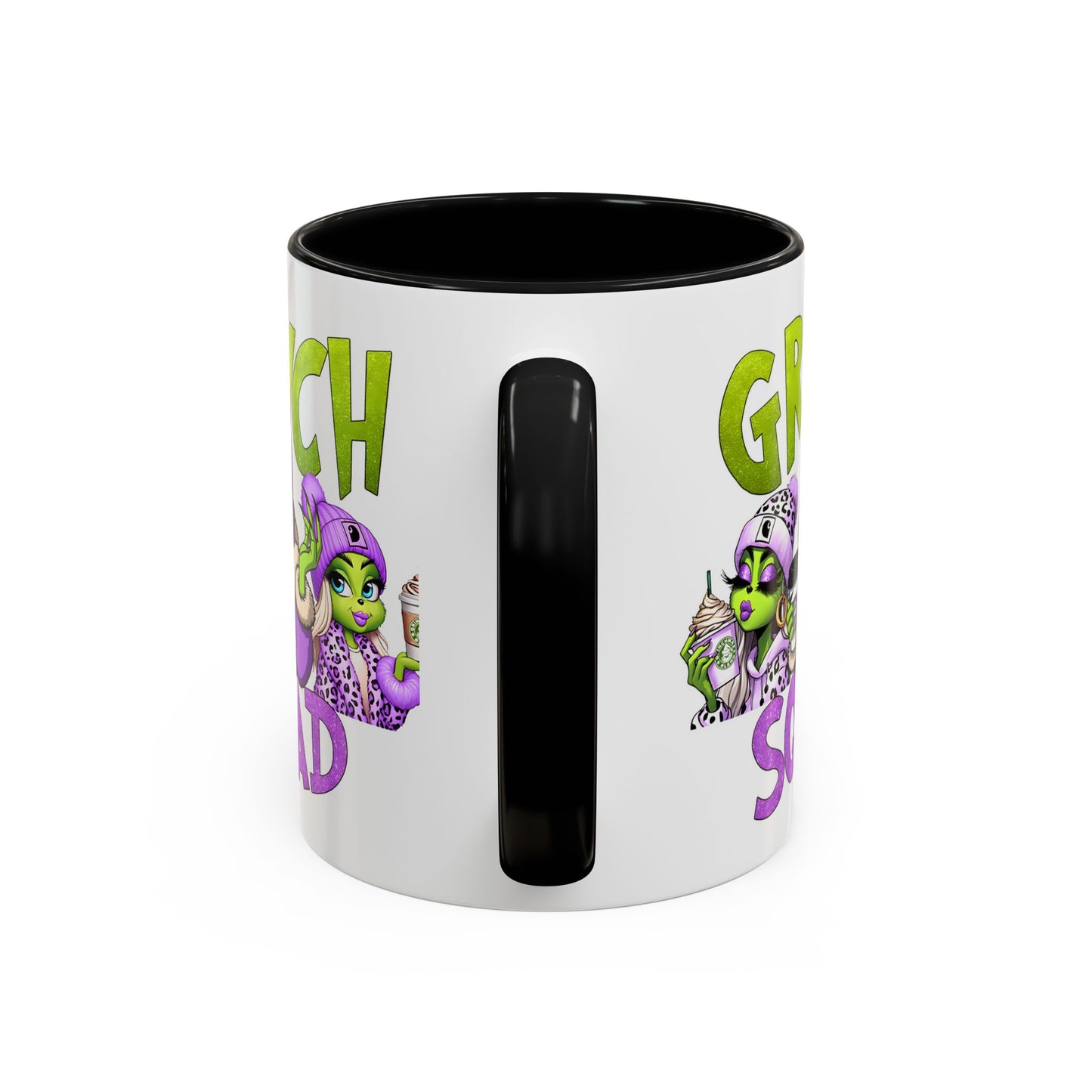 Grinch Squad Coffee Mug — Funny Holiday Green Girl 11/15oz Accent Mug