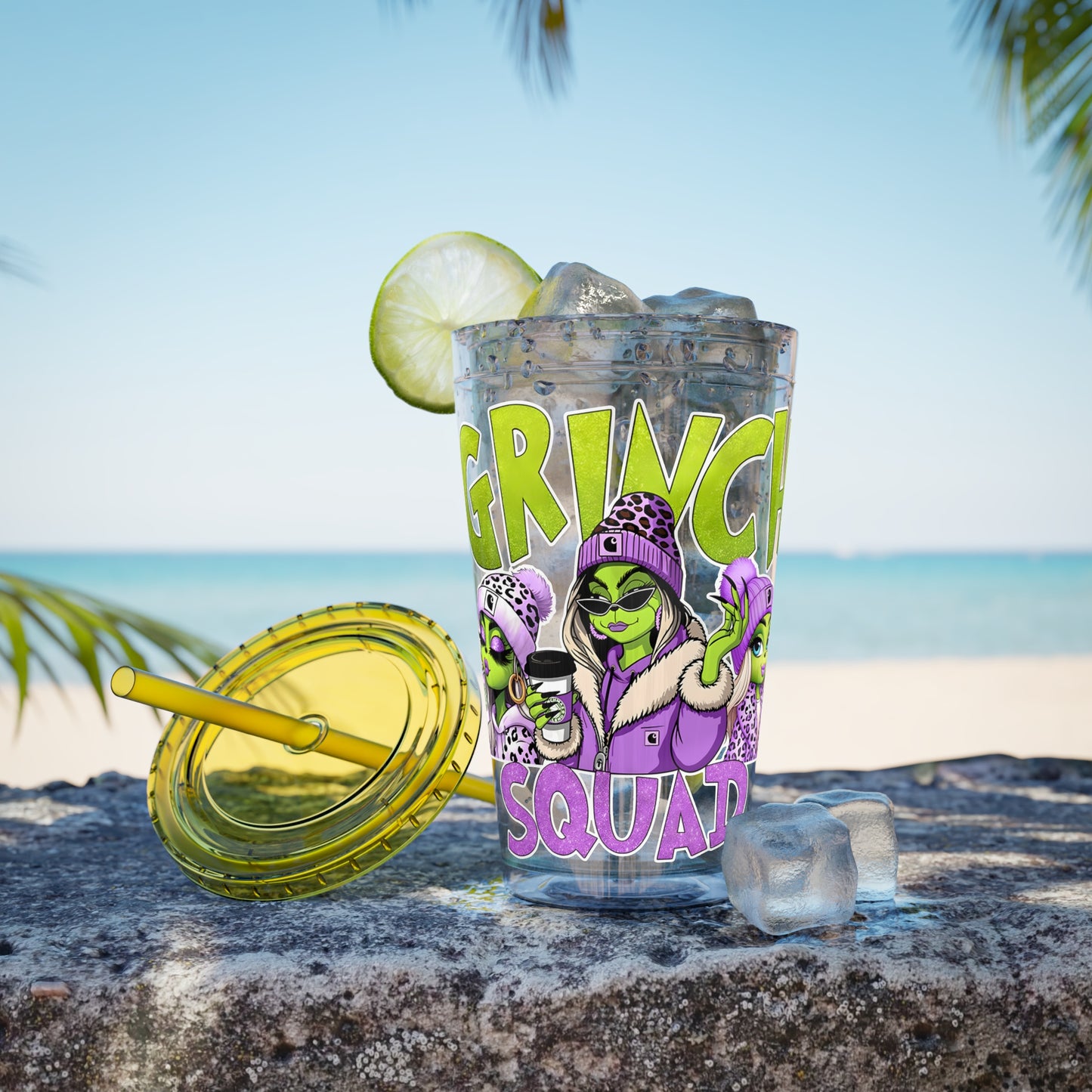 Sunsplash Tumbler with Straw, 16oz