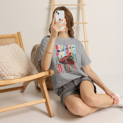 Believe Christmas Train T-Shirt
