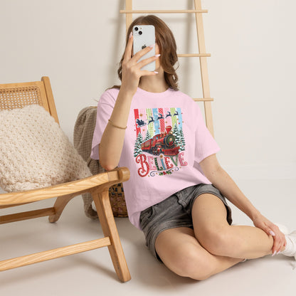 Believe Christmas Train T-Shirt
