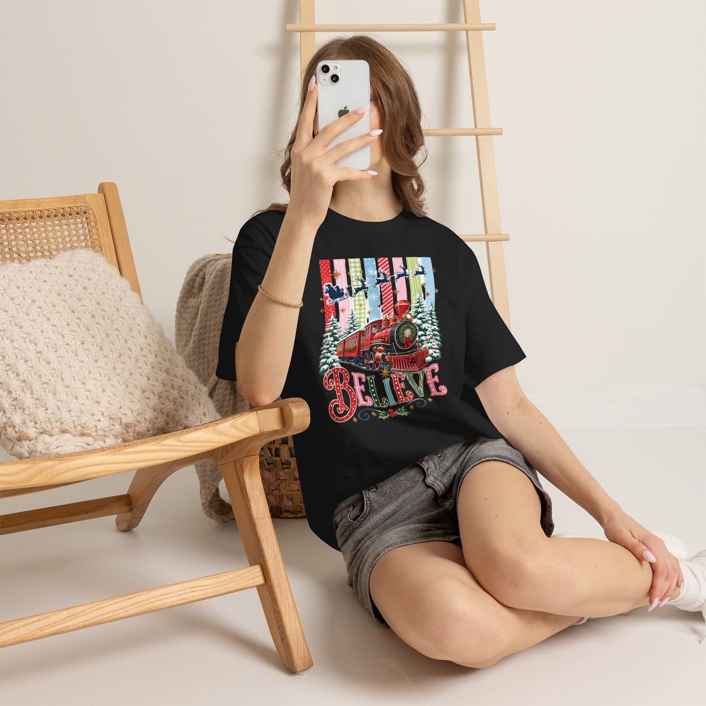 Believe Christmas Train T-Shirt