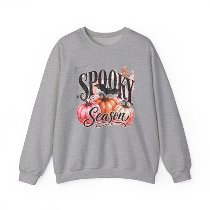 "Spooky Season" Pumpkin Halloween Graphic Crewneck Sweatshirt