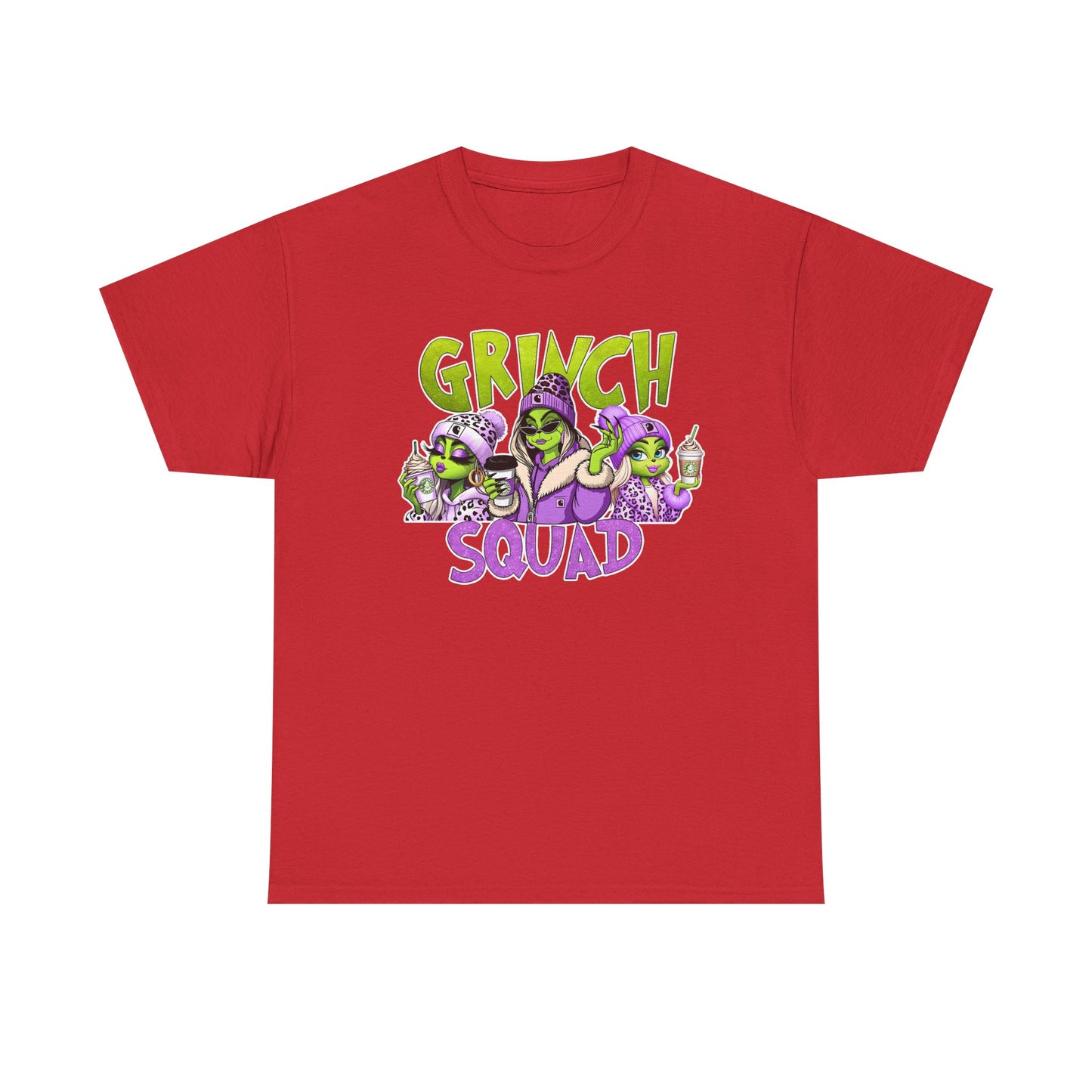 Grinch Squad Tee — Funny Christmas Crew Holiday T-Shirt