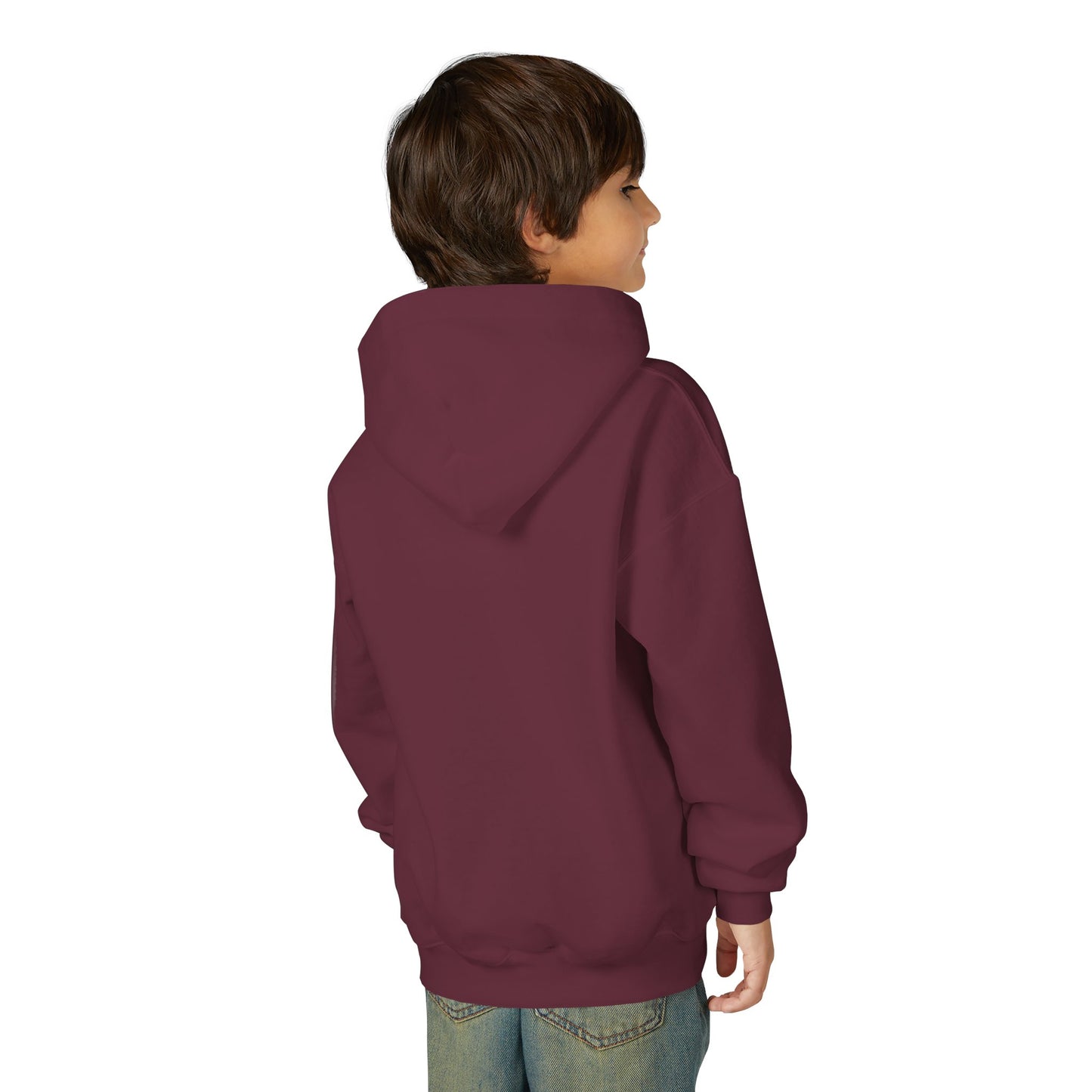 Youth Hoodie — Cozy Frog in Winter Beanie | Cute Kids' Holiday Sweatshirt