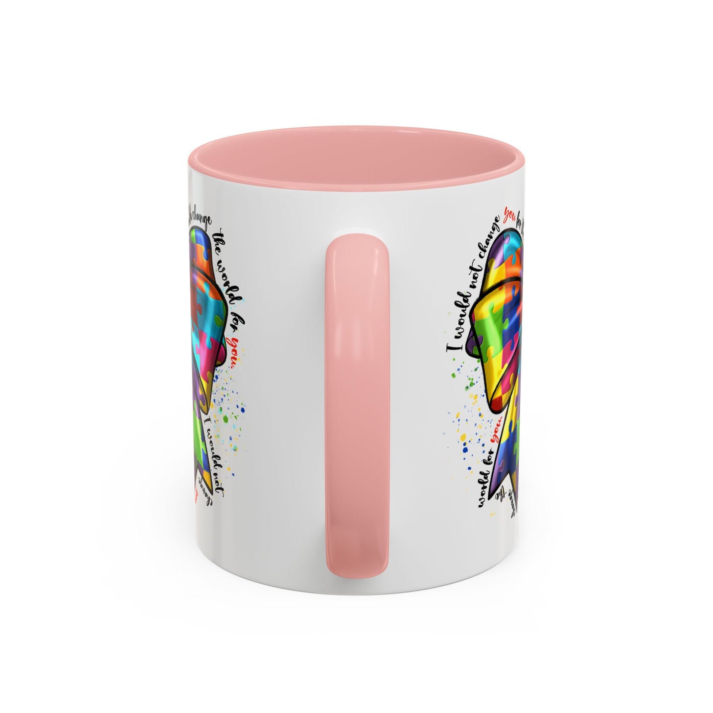 Autism Awareness Puzzle Ribbon Coffee Mug (11/15oz)