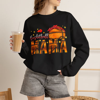 Basketball Mama Sweatshirt — Women's Basketball Mom Crewneck