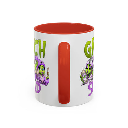 Grinch Squad Coffee Mug — Funny Holiday Green Girl 11/15oz Accent Mug