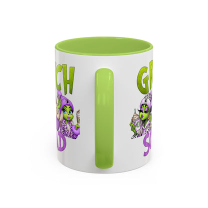 Grinch Squad Coffee Mug — Funny Holiday Green Girl 11/15oz Accent Mug