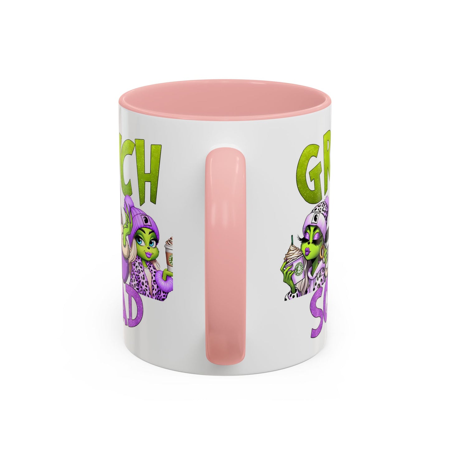 Grinch Squad Coffee Mug — Funny Holiday Green Girl 11/15oz Accent Mug