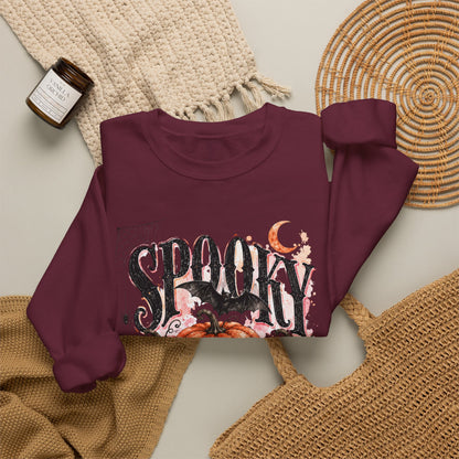 "Spooky Season" Pumpkin Halloween Graphic Crewneck Sweatshirt