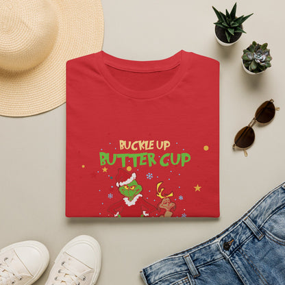 Buckle Up Buttercup T-Shirt — Funny Grinch Holiday Tee (I Have Anger Issues)