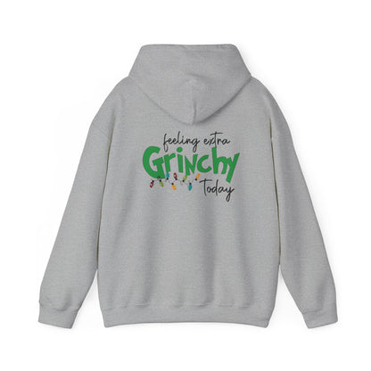 Feeling Extra Grinchy Hoodie — Funny Christmas Holiday Sweatshirt