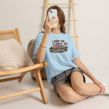 “I Run on Caffeine, Chaos & Cuss Words” Graphic Tee