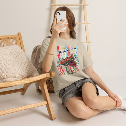 Believe Christmas Train T-Shirt