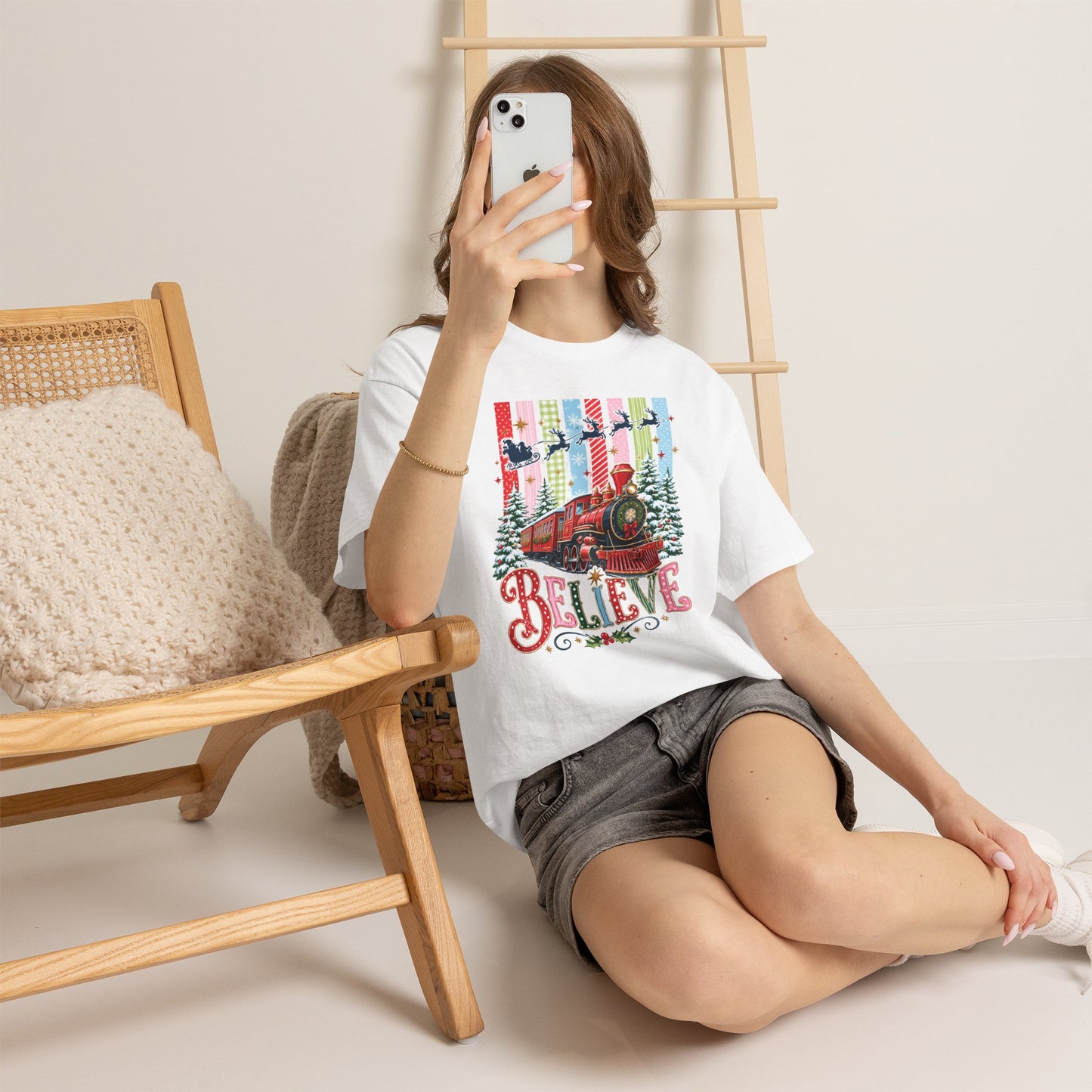 Believe Christmas Train T-Shirt