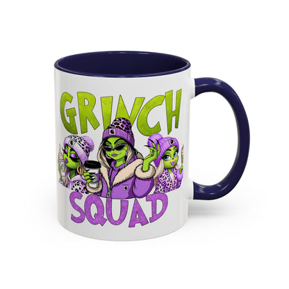 Grinch Squad Coffee Mug — Funny Holiday Green Girl 11/15oz Accent Mug