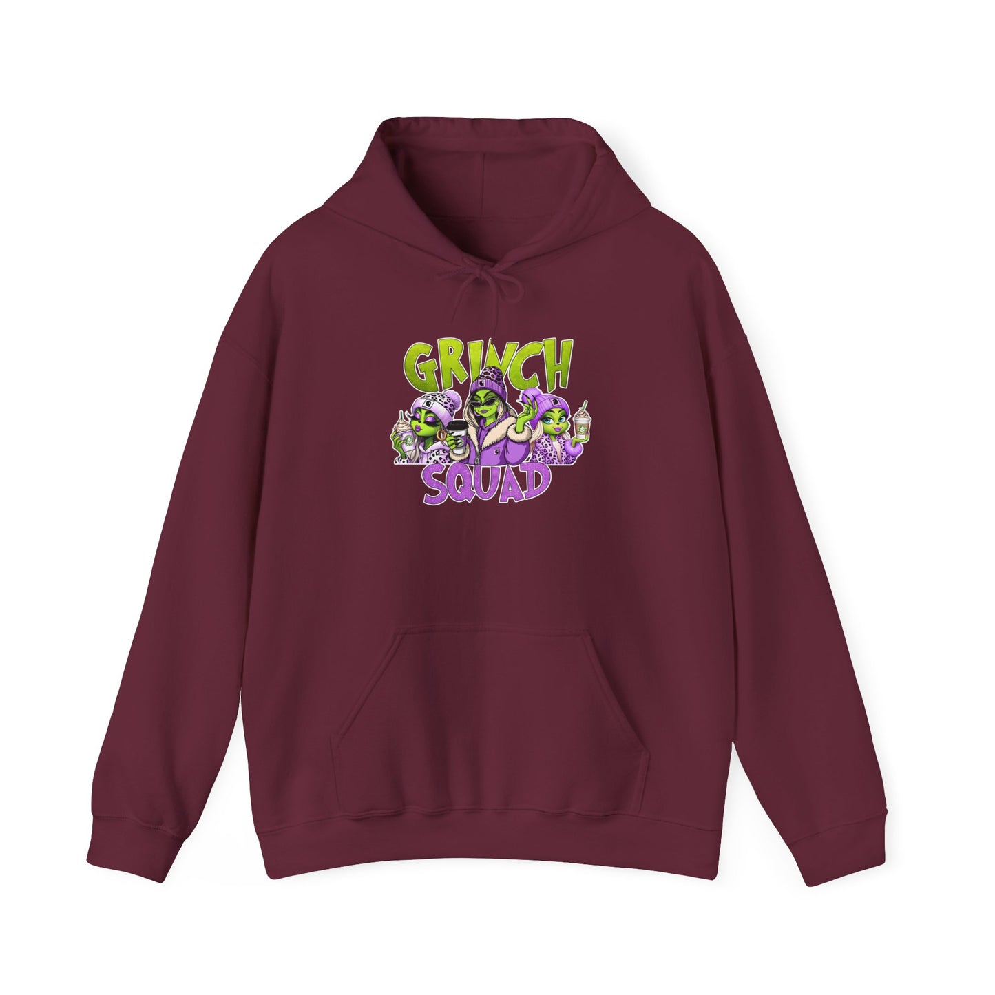 Grinch Squad Hoodie — Funny Holiday Christmas Sweatshirt