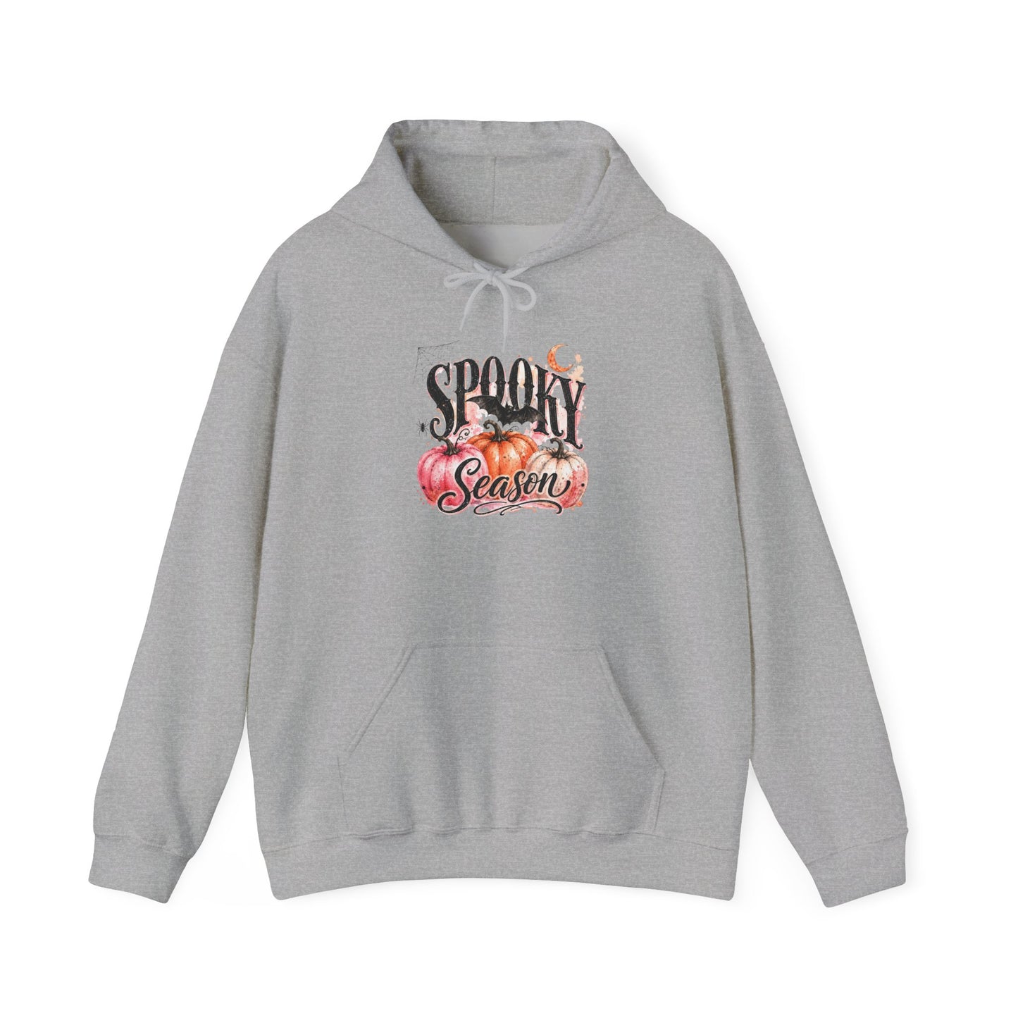 Spooky Season Hoodie – Halloween Pumpkin Graphic Hooded Sweatshirt