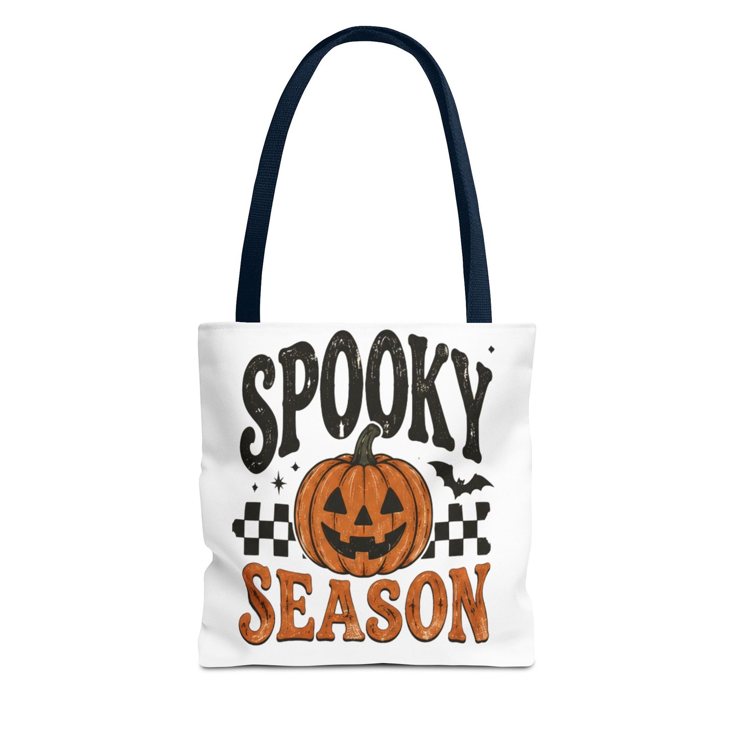 Spooky Season Pumpkin Tote Bag — Halloween Trick-or-Treat Shopper