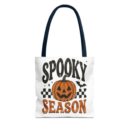 Spooky Season Pumpkin Tote Bag — Halloween Trick-or-Treat Shopper