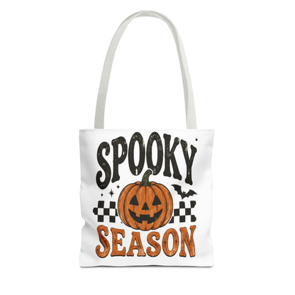 Spooky Season Pumpkin Tote Bag — Halloween Trick-or-Treat Shopper