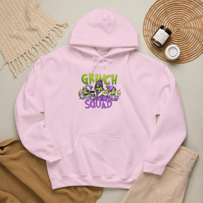 Grinch Squad Hoodie — Funny Holiday Christmas Sweatshirt