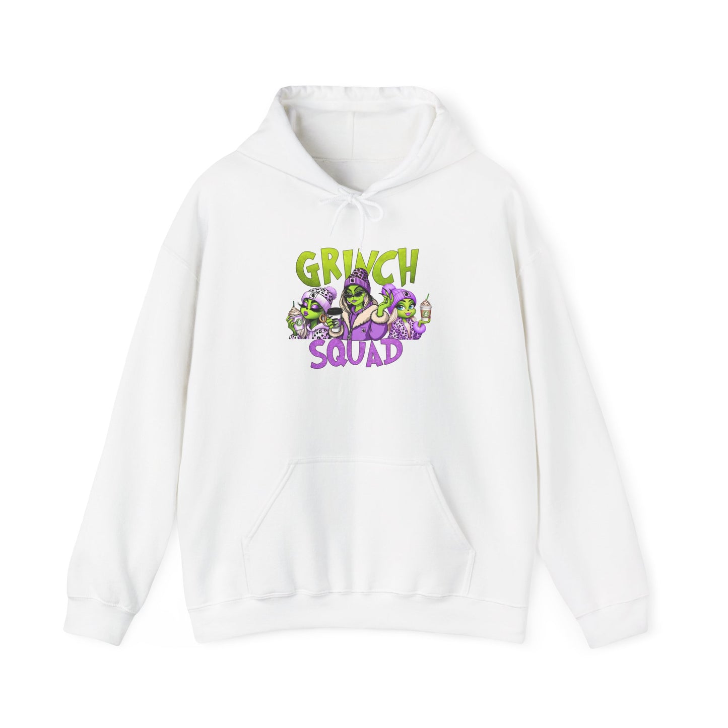 Grinch Squad Hoodie — Funny Holiday Christmas Sweatshirt